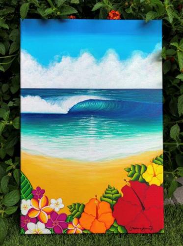 Another Day in Paradise Giclee by Stephanie Boinay