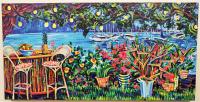 <b>*NEW*</b> Birds in Paradise 20x40 Original Acrylic by Camile Fontaine <! local>