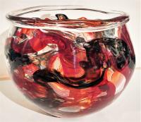 Pahoehoe Glass Bowl by Jonathan Swanz <! local> <! aesthetic>