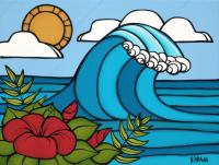 <b>*NEW*</b> Hibiscus Swell 12x16 Giclee by Heather Brown <! local>