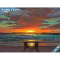 Disney Sharing the Sunset Premier Edition 18x24- Drop Ship by Walfrido Garcia