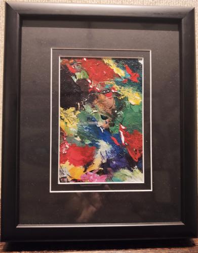 In the Jungle of Love 5x7 Abstract (Framed) Original by Deen Garcia