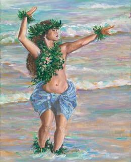 Hula Water 1 Giclee by Karla Sachi <! local> <! aesthetic>