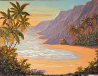 Private Bay 30x40 Original Oil on Canvas by Dan Young <! local>