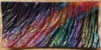 <b>*NEW*</b> Lava Ocean Oblong 7x14 Glass Tray by Marian Fieldson <! local>