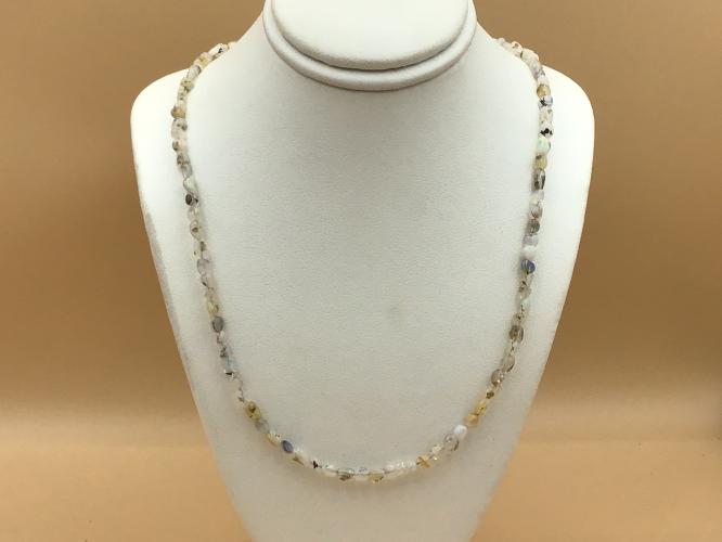 <b>*NEW*</b> Ethiopian Opal Nugget SS Necklace by Pat Pearlman <! local>