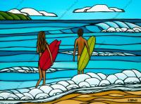 Love and Surf 18x24 OE Giclee by Heather Brown <! local>