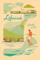 Lahaina #2 (Maui) Framed Giclee by Nick Kuchar <! local> <! aesthetic>