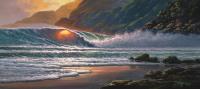 <b>*NEW*</b> Golden Hour on the Pacific Giclee by <b>*NEW ARTIST*</b><br>Rodel <a></a>Gonzalez