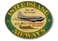 Inter-Island Airways Oval by Steve Neill <br><b>[Custom Orders Not Currently Being Accepted]</b> <! local>