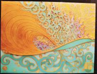 Wave of Compassion 9x12 LE Resin Giclee by Troy Carney <! local> <! aesthetic>
