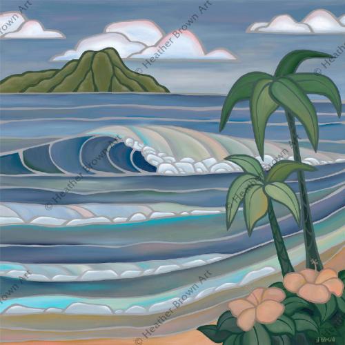 Twilight Paradise LE Giclee by Heather Brown <! local>