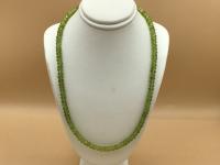 <b>*NEW*</b> Faceted 5mm Peridot GF Necklace 16-Inch w/Extender by Pat Pearlman <! local>