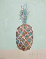 Aloha Pineapple #10 16x20 Original Acrylic by John Baran <! aesthetic>