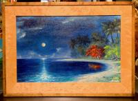 Sapphire Moon Original oil Framed by George Aldrete