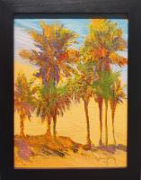 Steps to Beach 6x8 Framed Original Oil by Dan Young <! local>