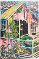 Big Island Boathouse 36x24 Original Acrylic by Camile Fontaine <! local>