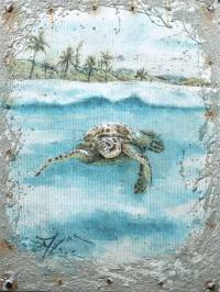 Hanalei Bay LE Hand-Embellished Giclee by Trevor Mezak