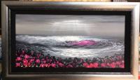 Colors of Hope 10x20 Framed Original Acrylic by Walfrido Garcia <! local>