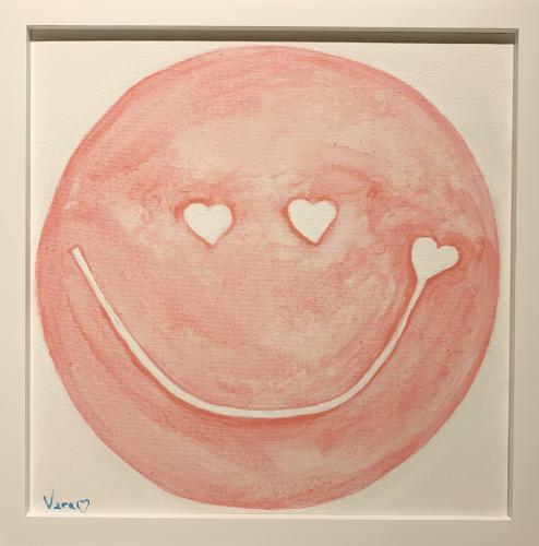 Happy Heart Pink by Vera