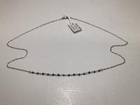 <b>*NEW*</b> 1.5ct Black Diamond Wrap & Chain 14k WGF Necklace 16-Inch by Pat Pearlman <! local>