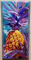 Sweet Surprise 12x24 Original Wavy Gallery Wrapped Acrylic on Canvas by Steve Barton