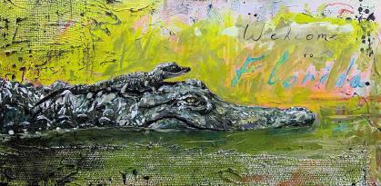 Gator-Aide 20x40 Enhanced Giclee by Shawn Mackey