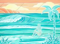 Beach Girl LE Giclee by Heather Brown <! local>