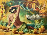 <b>*NEW*</b> Kona Dreams 36x48 Original Acrylic by Shawn Mackey