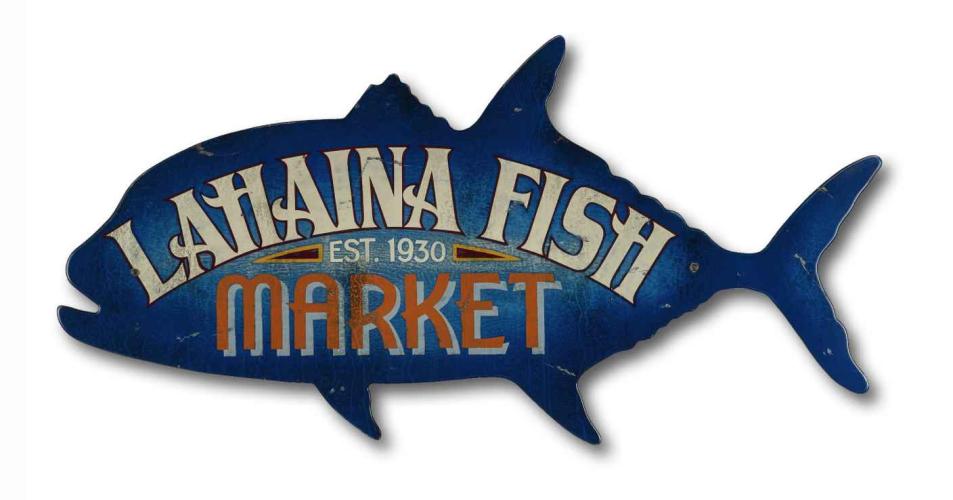 Ulua Fish Market by Steve Neill <br><b>[Custom Orders Not Currently Being Accepted]</b> <! local>