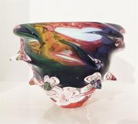 Rainbow Lily Gnarly Bowl by Leon Applebaum