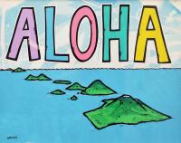 <b>*NEW*</b> Aloha Islands 16x20 Limited Edition Aluminum Print by Welzie <! local>