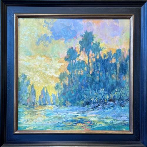 <b>*NEW*</b> Ancient Sails Framed 24x24 Original Oil on Canvas by Rod Cameron <! local>