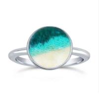 Rise with the Tide SS Ring Sz 8 by Foterra Jewelry <! aesthetic>