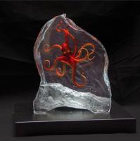 Octopus Realm LE Lucite Sculpture by Robert Wyland