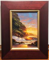 <b>*NEW*</b> Sunset Passion 5x7 Framed Original Oil by Roy Tabora <! local>