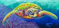 Coral Cruiser Enhanced Giclee by Shawn Mackey