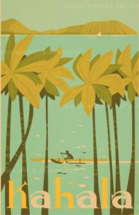 Kahala Beach (Oahu) Framed Giclee by Nick Kuchar <! local> <! aesthetic>