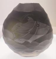 Sm Olive HumuHumu Pebble Vase by Heather Mettler