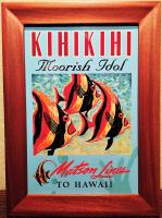 Kihikihi Matson Line 11x16 Collage in Kamani Wood Frame by Jeremy Neill