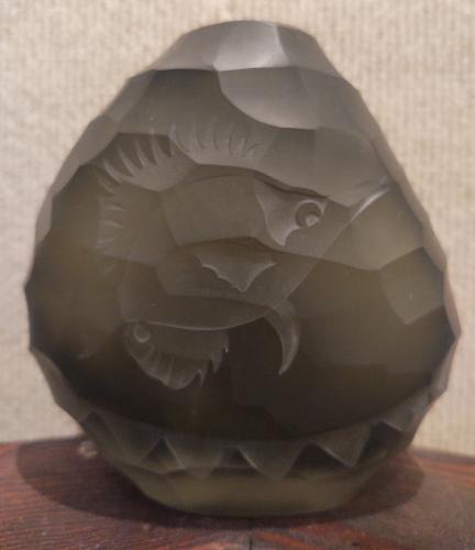 Sm Olive Reef Fish Pebble Vase by Heather Mettler <! local>