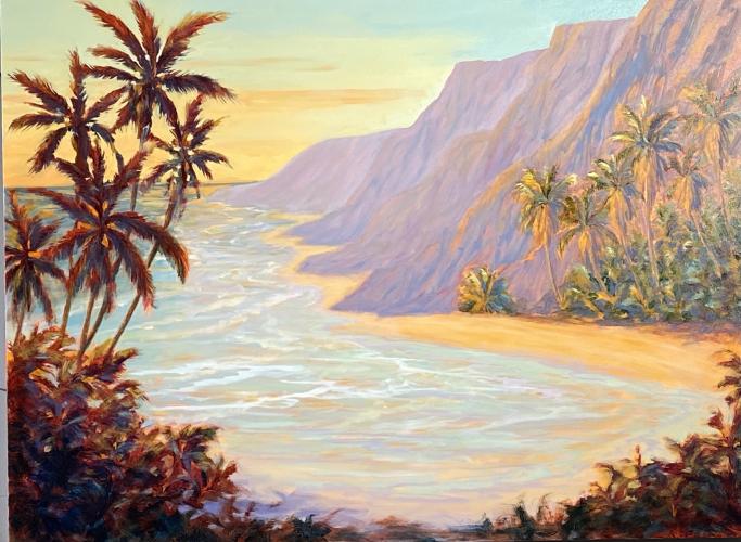 Island Serenity 30x40 by Dan Young <! local>