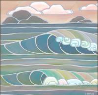 Fruit Stripe Twilight LE Giclee by Heather Brown <! local>