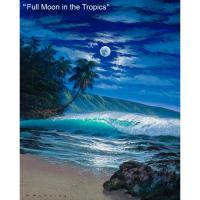 Full Moon in the Tropics 16x20 Giclee by Walfrido Garcia <! local>