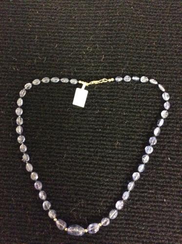 PP5539 Tanzanite Beads & Spinel GF Necklace by Pat Pearlman