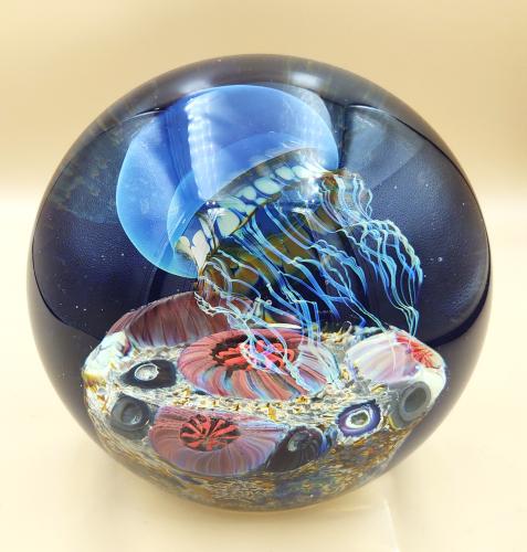 <b>*NEW*</b> Moon Jellyfish Sideswimmer Seascape #113123 by Richard Satava