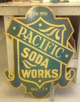 Pacific Soda Works Ornate Cut Out by Steve Neill <br><b>[Custom Orders Not Currently Being Accepted]</b> <! local>