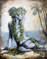 Hula Spirit Enhanced Giclee by Shawn Mackey