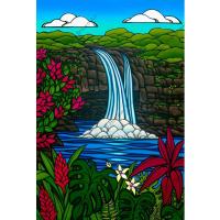 Rainbow Falls LE Giclee by Heather Brown <! local>