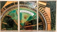 Monday 24x42 Triptych by Houston LLew <! aesthetic>